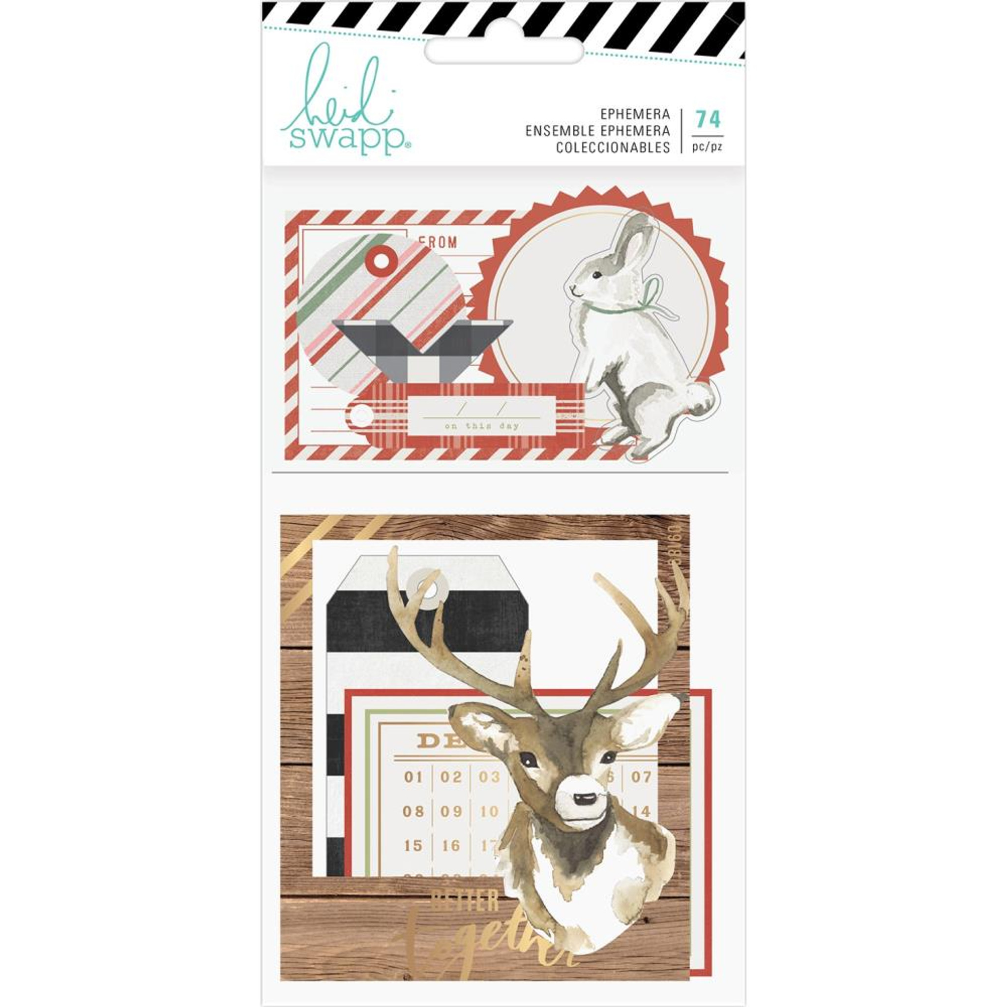Heidi Swapp Ephemera Die Cuts 72 Pkg Winter Wonderland Hs314794