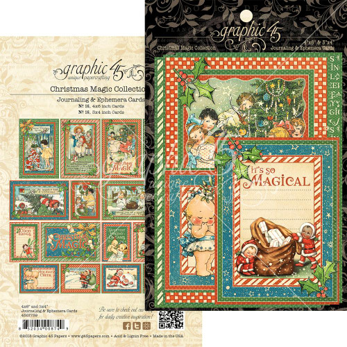 Graphic 45 - Christmas Magic - Ephemera Cards G4501739