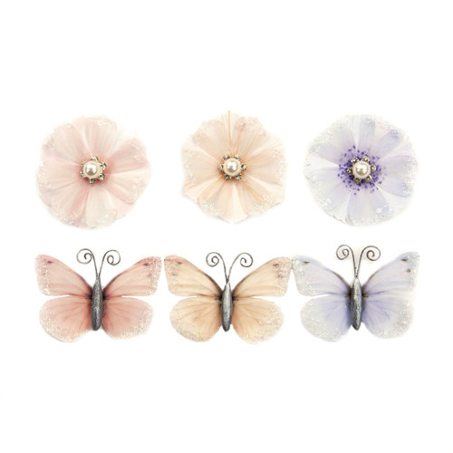 Prima - Poetic Rose - Flowers - Dainty Dreams W/Butterflies 637361