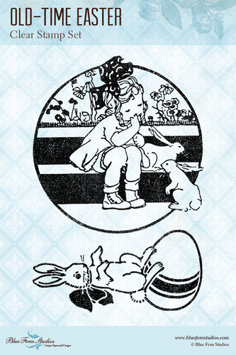 Blue Fern Studios - Clear Stamp - Old Time Easter (815881)