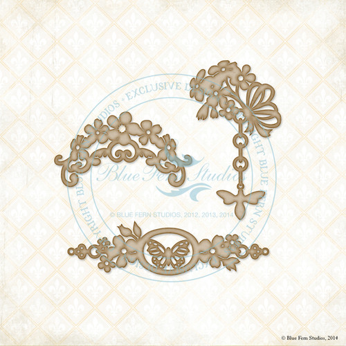Blue Fern Studios - Chipboard - Spring Trinkets (997517)