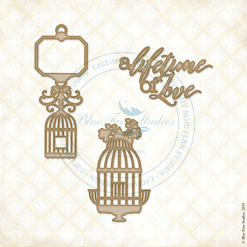 Blue Fern Studios - Chipboard - Eclectic Charm - Charmed Cages (697676)