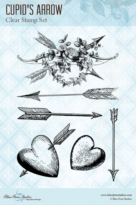 Blue Fern Studios - Clear Stamp - Cupid's Arrow - (811883)