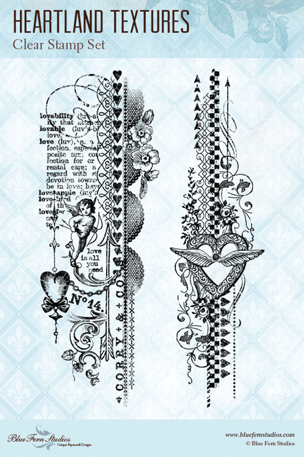 Blue Fern Studios - Clear Stamp - Heartland Textures (812088)