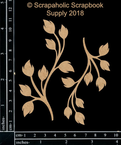 Scrapaholics - Laser Cut Chipboard - Whimsy Vine Set 3 (S49675)