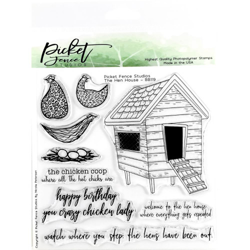 Picket Fence Studios - Stamp Set - Hen House ( BB-119) 