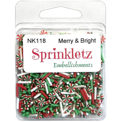 28 Lilac Lane / Buttons Galore : Sparkletz Embellishment Pack 10g - Merry and Bright (BNK - 118)