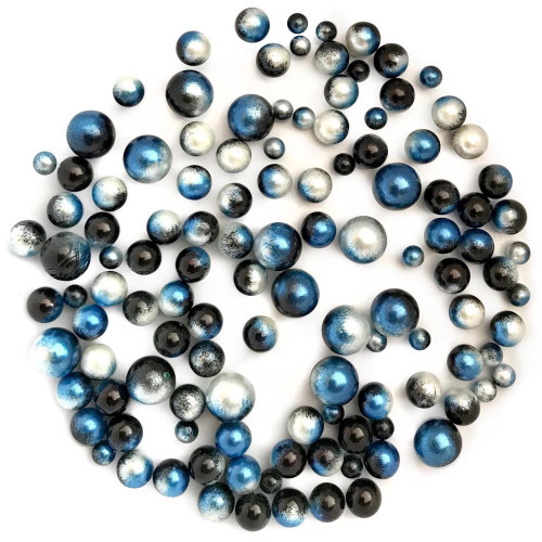 28 Lilac Lane / Buttons Galore - Pearlz Embellishment Pack 15g - Cobalt (PRLZ - 106)