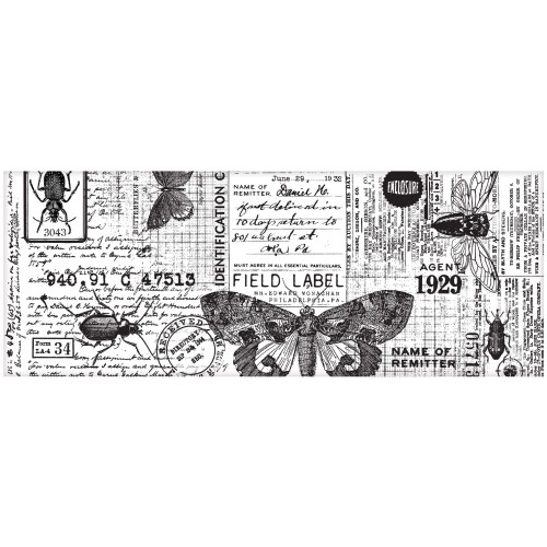 Tim Holtz - Idea-Ology 2021 - Collage Paper 6"X6yds - Entomology (TH94120)