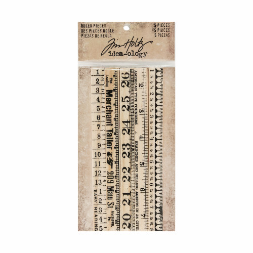 Tim Holtz Idea-Ology - Ruler Pieces (TH93565)