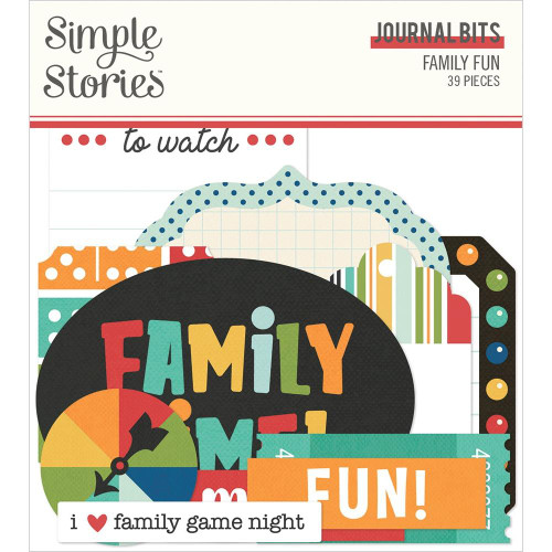 Simple Stories - Bits & Pieces Die-Cuts 39/Pkg - Family Fun - Journal (FUN15616)