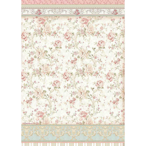 Stamperia - Decoupage Rice Paper A3 11.69x16.53 - Princess - Roses (DFSA3065)