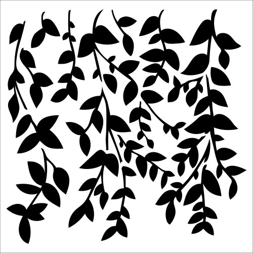 The Crafters Workshop - 6x6 Template Stencil - Hanging Vines (TCW963)