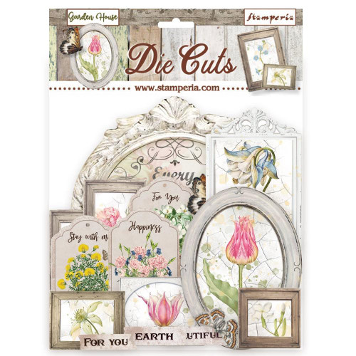 Stamperia - Die-Cuts Chippies - Romantic Garden House (DFLDC57)