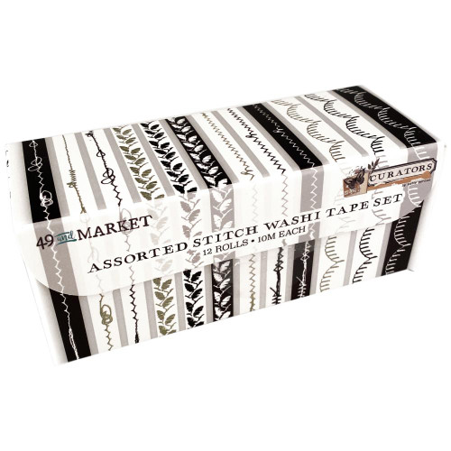 49 and Market - Washi Tape Set 12/Rolls - Curators - Stitch (C35632)