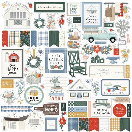 Carta Bella Farmhouse Market Element Sticker Sheet