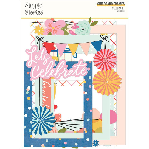 Simple Stories - Chipboard Frames - Celebrate! (ATE17421)