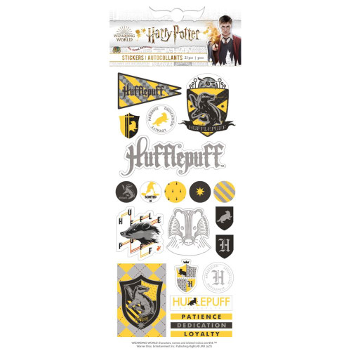 Paper House - Foiled Stickers 8"X3" - Harry Potter - Hufflepuff House Pride (STFE0038)