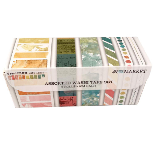 49 and Market - Spectrum Sherbert Washi Tape Set 6/Rolls - Assortment (SS36462)