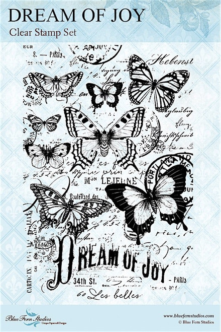 Blue Fern Studios - Clear Stamps 4x6 - Life's Vignettes - Dream of Joy (461934)