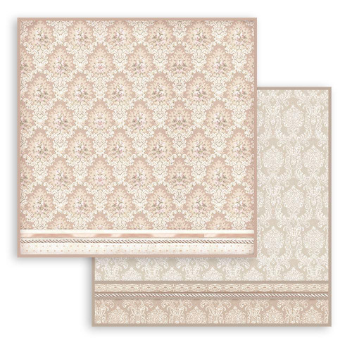 Stamperia - Double-Sided Cardstock 12x12 - You & Me - Wallpaper (SBB872)