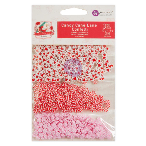 Prima Frank Garcia - Candy Cane Lane - Embellishments - Shaker Mix (FG998936)