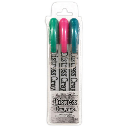 Tim Holtz Ranger Christmas 2022 - Distress Crayon Pearl Holiday Set #4 (SCK81180)