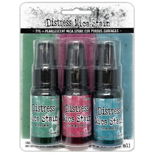 Tim Holtz Ranger - Christmas 2022 - Distress Sprays Mica Stain Holiday Set# 4 (SCK81166)