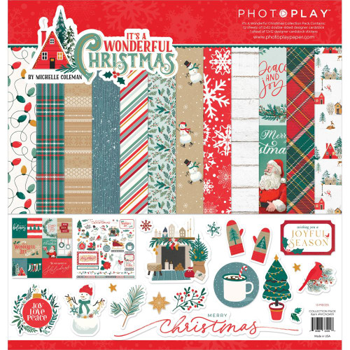 Photo Play - Collection Pack 12"X12" - It's A Wonderful Christmas (PWON3499)