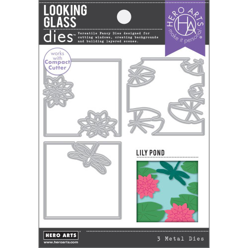 Hero Arts - Fancy Dies - Looking Glass - Lily Pond (DF001)