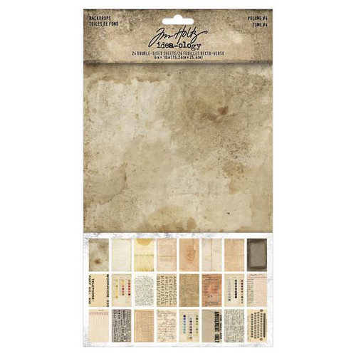 Tim Holtz Idea-Ology - Christmas 2023 - Backdrops Double-Sided