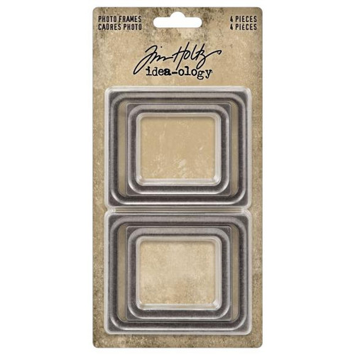 Tim Holtz Idea-Ology Metal Photo Frames 4/Pkg (TH94321)