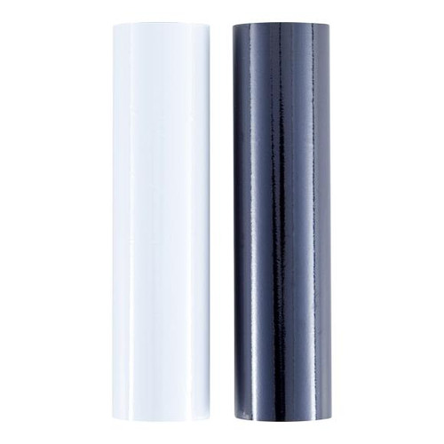 Spellbinders Glimmer Foil 2/Pkg - Opaque Black & White (GLF049)