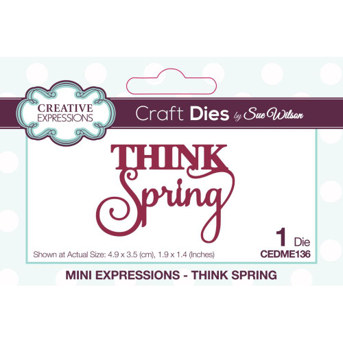 Creative Expressions Craft Dies By Sue Wilson-Mini Expressions - Think Spring