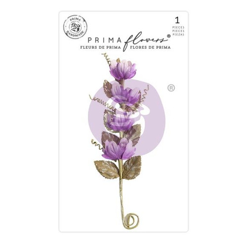 Prima Marketing Mulberry Paper Flowers 1/Pkg - Aquarelle Dreams - Wilderness (P659660)