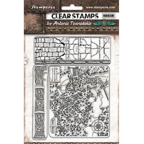 Stamperia Clear Stamps - Magic Forest - Bricks (WTK171)