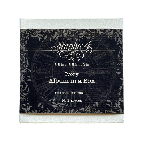 Graphic 45 - Staples Album In A Box - Ivory