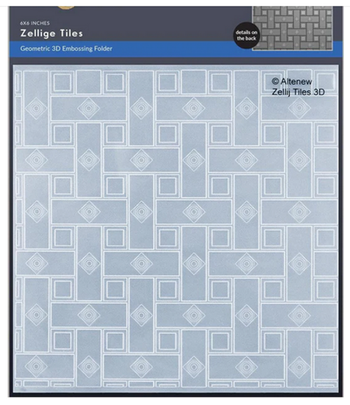 Altenew - 3D Embossing Folder - Zellige Tiles (ALT7884)