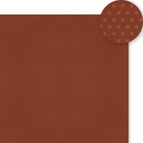 Simple Stories Color Vibe Double-Sided Cardstock 12"X12" - Rust (SSCV12 13475)