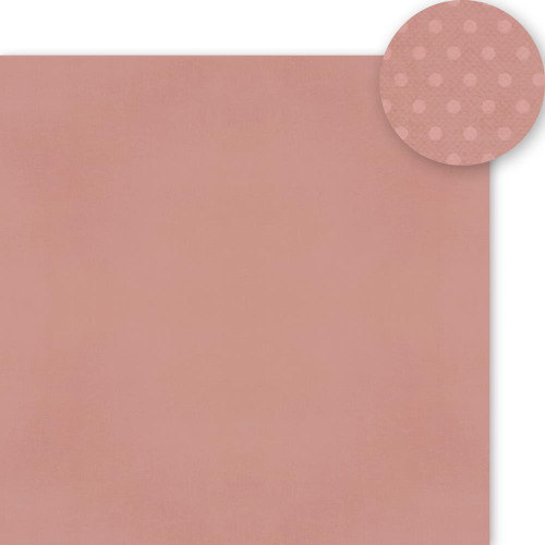 Simple Stories Color Vibe Double-Sided Cardstock 12"X12" - Mauve (SSCV12 13473)