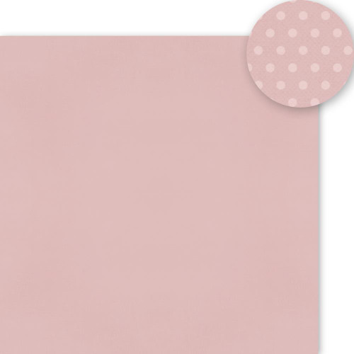 Simple Stories Color Vibe Double-Sided Cardstock 12"X12" - Dusty Rose (SSCV12 13472)