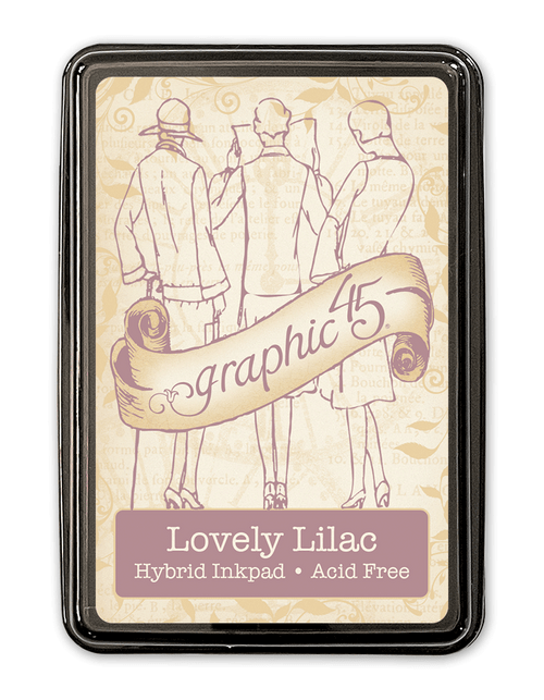 Graphic 45 - Staples - Hybrid Ink - Lovely Lilac Inkpad (4502393)