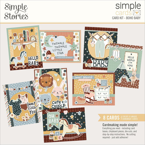 Simple Stories - Simple Cards Card Kit - Boho Baby (BHO17529)