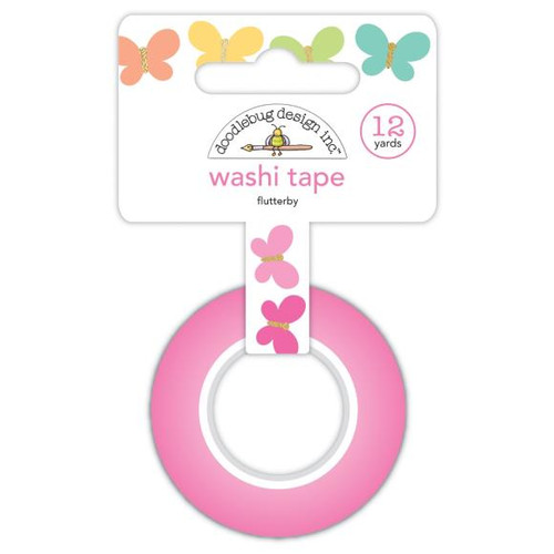 Doodlebug - Washi Tape - Hello Again - Flutterby (DB8154)