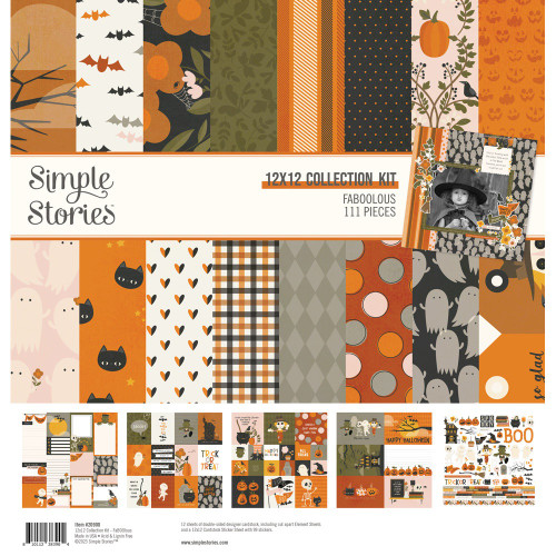 Simple Stories - Collection Kit 12"X12" - FaBOOlous (FB20900)