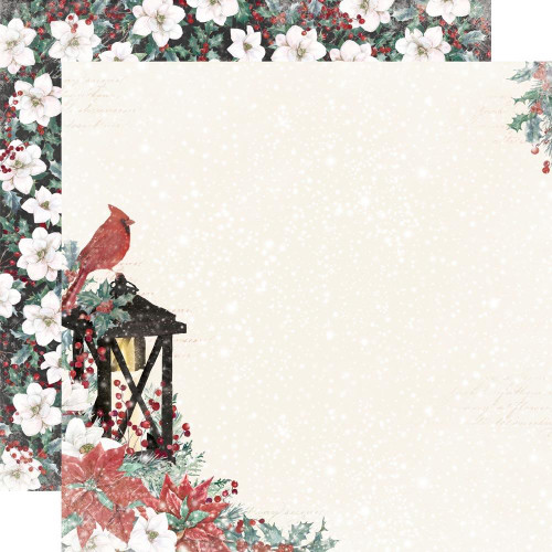 Simple Stories - Double-Sided Cardstock 12"X12" - Simple Vintage 'Tis The Season - Full of Wonder (SVS12 20709)