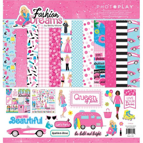 PhotoPlay Collection Pack 12"X12" - Fashion Dreams (FAD4315)