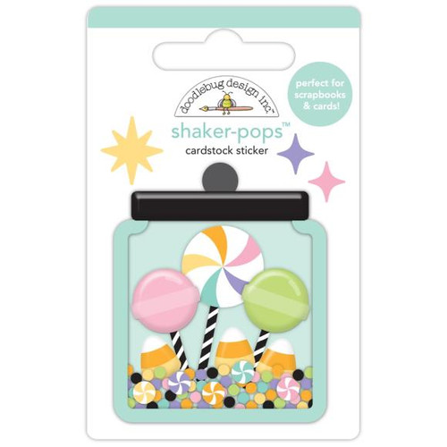 Doodlebug - Shaker-Pops 3D Stickers - Sweet & Spooky - Sweet Treats (DB8235)