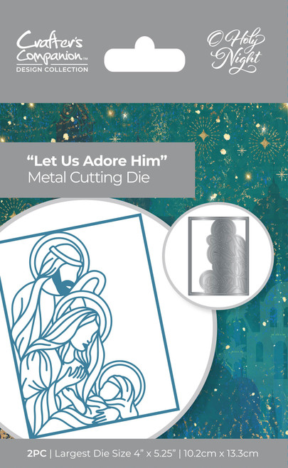 Crafter's Companion - O' Holy Night - Metal Die - Let Us Adore Him (MDLUAHIM)