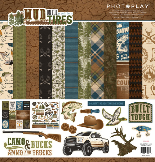 PhotoPlay - Collection Pack 12"X12" - Mud On The Tires (PMUD4267)